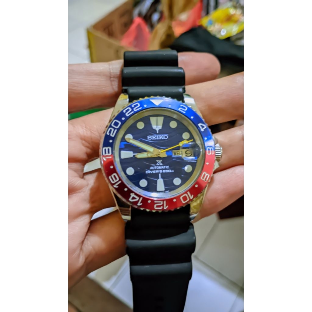 seiko skx diver pepsi blue dial