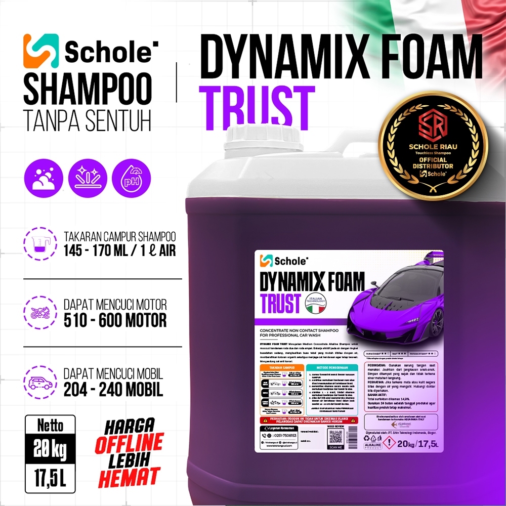 Dynamix Foam Trust 20Kg - Touchless ShampooDynamix Foam Trust 20 Kg - Shampoo Tanpa Sentuh untuk Mob