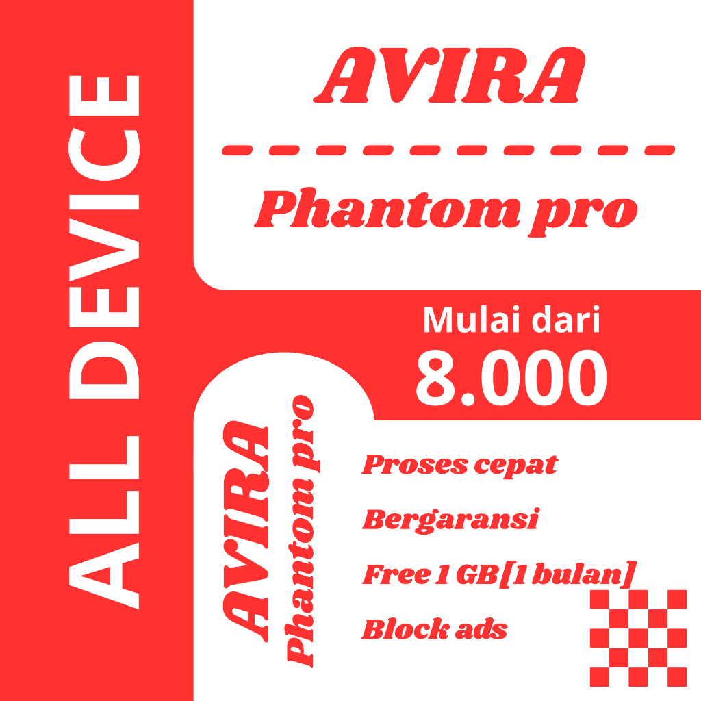 Avira Phantom VPN Pro Premium 1 Bulan
