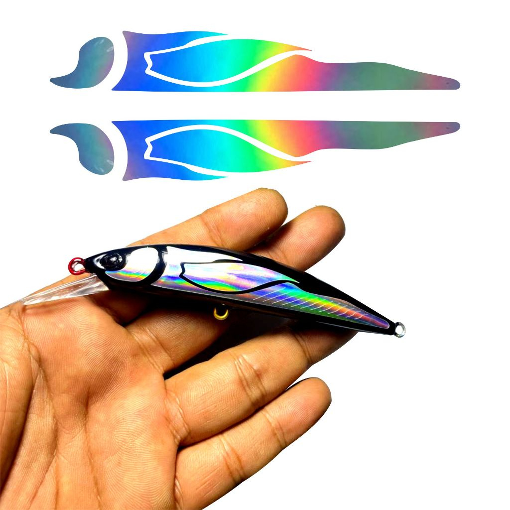 Stiker hologram untuk Umpan minnow soran 40g