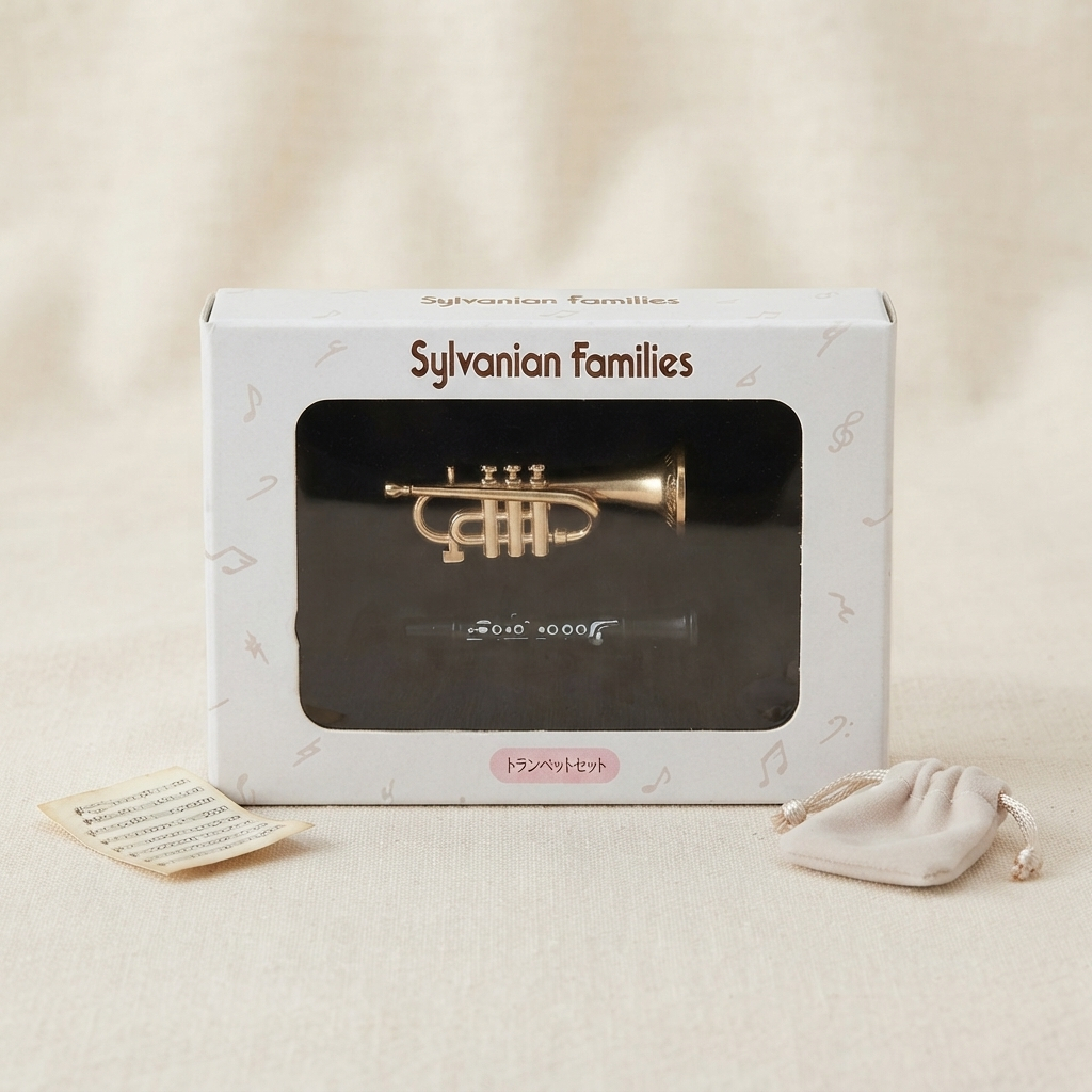 Sylvanian Families Trumpet Set - Mainan Miniatur Alat Musik Original Epoch