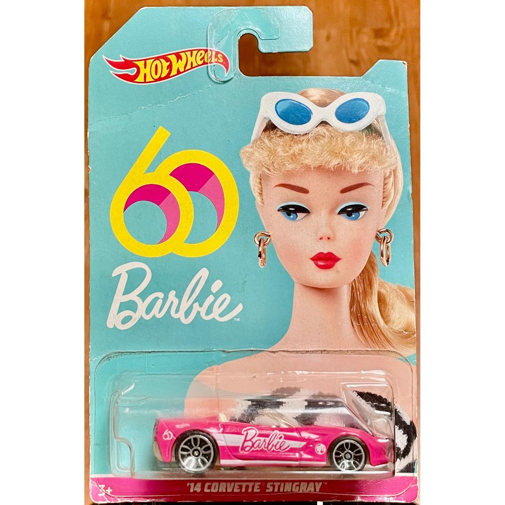 HOTWHEELS 14 CORVETTE STINGRAY BARBIE - (Real Pic)