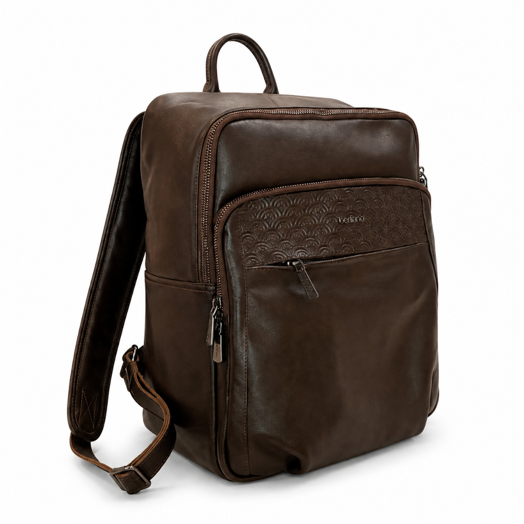 Berliano Leather - Dallas Backpack Tas Ransel Kulit Sapi Asli - Ransel Pria Ransel Wanita