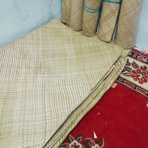 Tikar Anyaman Pandan Tebal / Tikar Pandan Rangkap 90x160 Cm / Tikar Renik