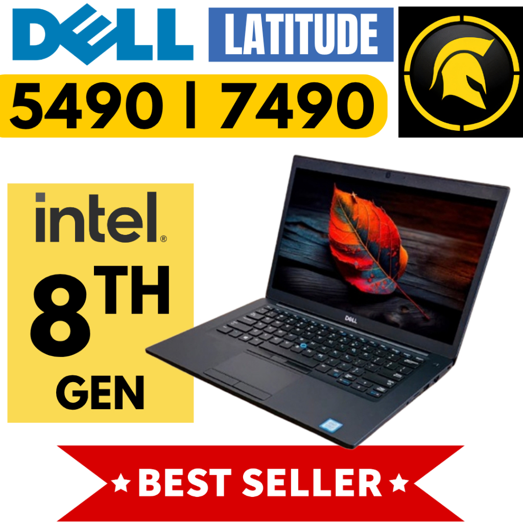 Dell Latitude 7490 5490 5400 Intel Core i5 i7 Gen 8 Laptop Second Dell Series 14 inch
