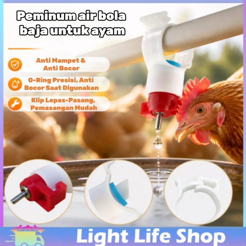 Nepel Nipel Nipple Nippel Ayam A9 merk ARTUPIC Petelur Broiler Puyuh (Pipa 3/4 Inci)