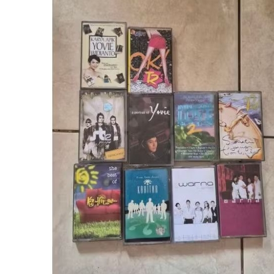 PAKET KASET PITA ST 12, T2, PADI, KAHITNA, WARNA, YOVIE WIDIANTO