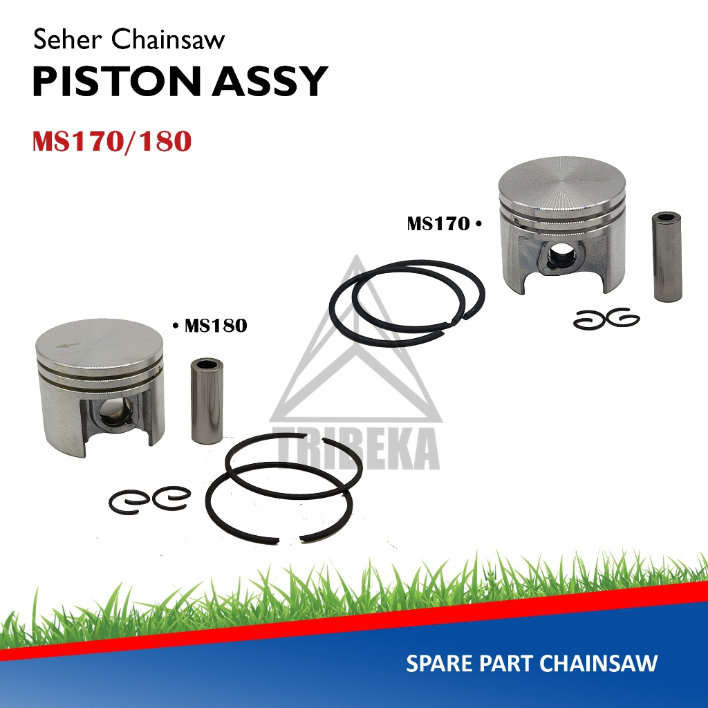 Piston Assy / Seher Chainsaw MS170 MS180