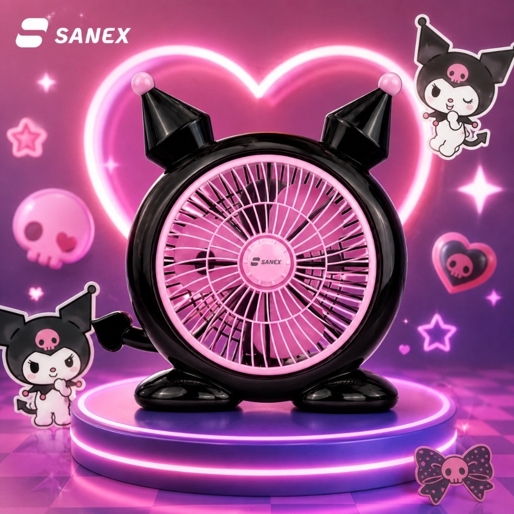 Kipas Angin Meja 8 Inch Sanex Karakter