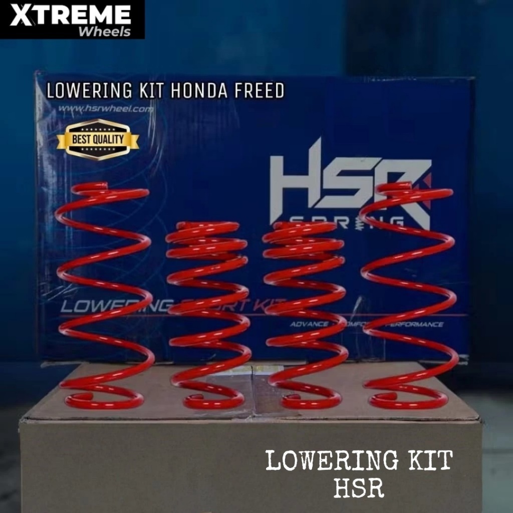 Per Ceper Mobil Freed Spring Lowering Kit HSR Wheels
