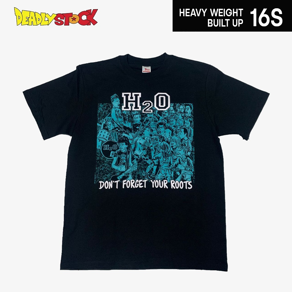 Kaos Band Hardcore H2O Bootleg Vintage Style