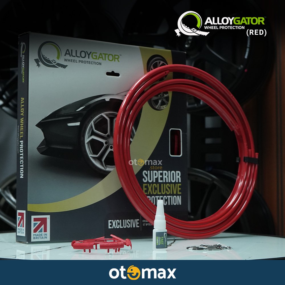 Pelindung Velg Mobil Alloygator Exculisive Drau Red