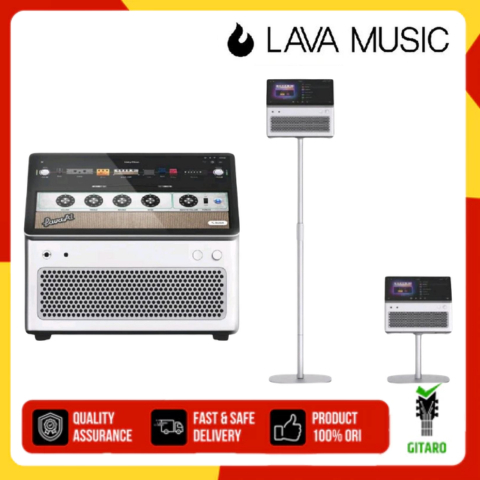 LAVA MUSIC LAVA STUDIO Modeling Guitar Amp - Silver Amplifier Lava Studio