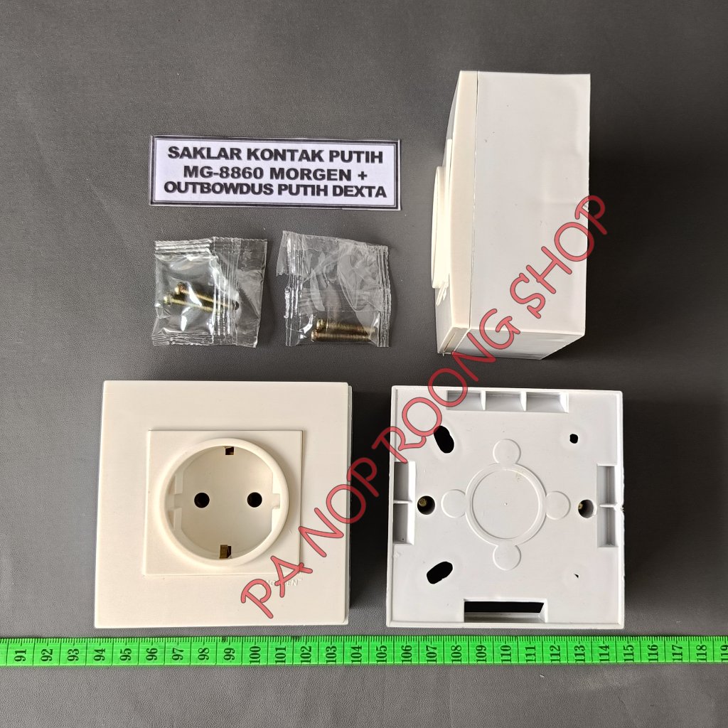 STOP KONTAK MG-8860 MORGEN + OUTBOW DUS PUTIH DEXTA