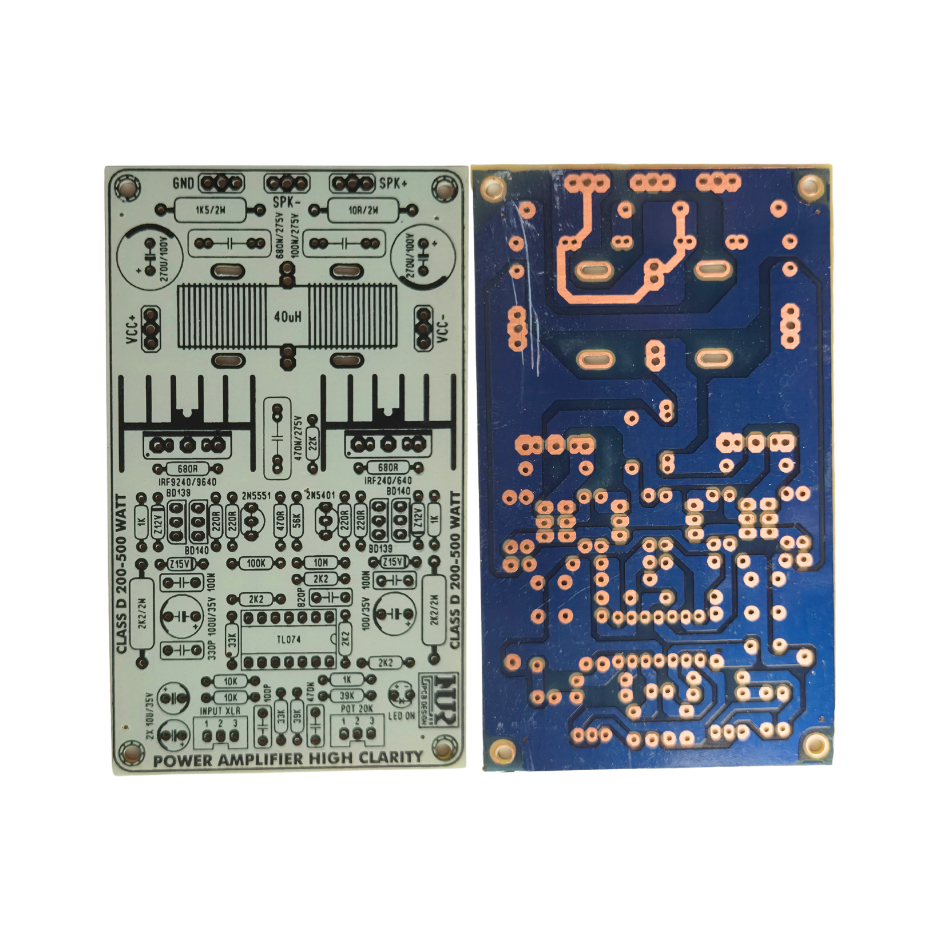 PCB Class D 200-500W TL074 Mono Audio Amplifier 4-8 Ohm DIY PA-053