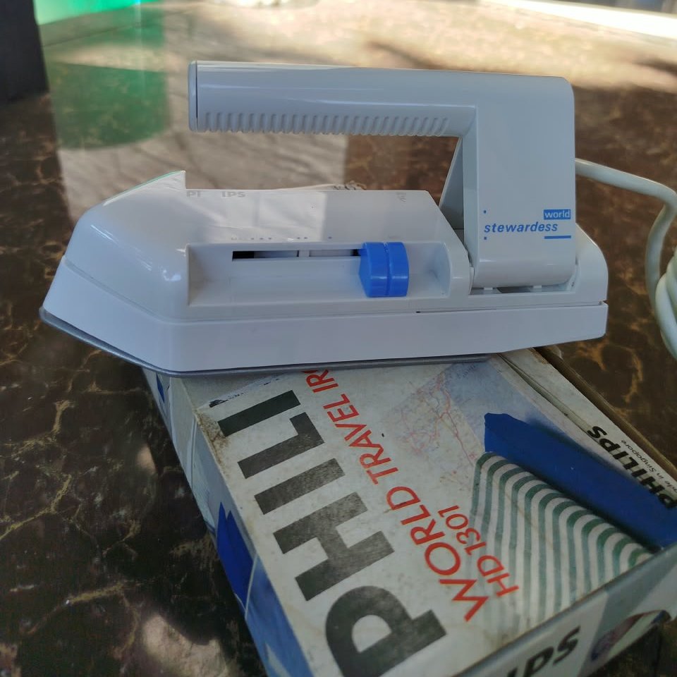 SETRIKA LIPAT MINI PHILIPS HD1301 ORIGINAL SECOND 250 WATT / SETRIKA MINIMALIS
