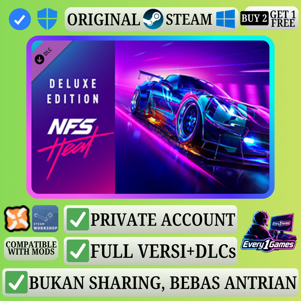 Need for Speed Heat Game Steam - Games PC Laptop Windows