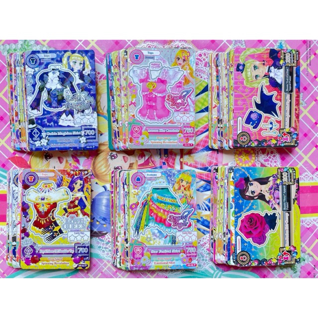 Kartu Aikatsu UNOFFICIAL PALSU Bulk Sale Premium Rare Isi 21 Aurora Kiss Rose Bonbon Gothic Magician