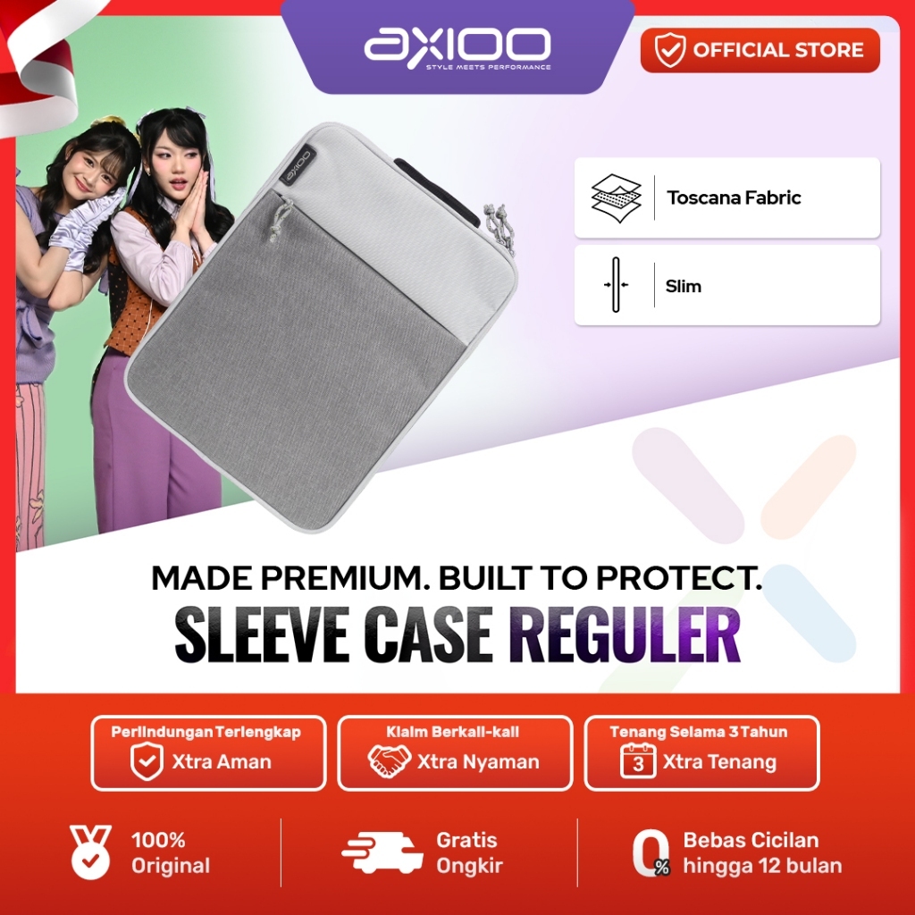 SLEEVE CASE AXIOO & BACKPACK PONGO | REGULAR, HYPE R & PONGO