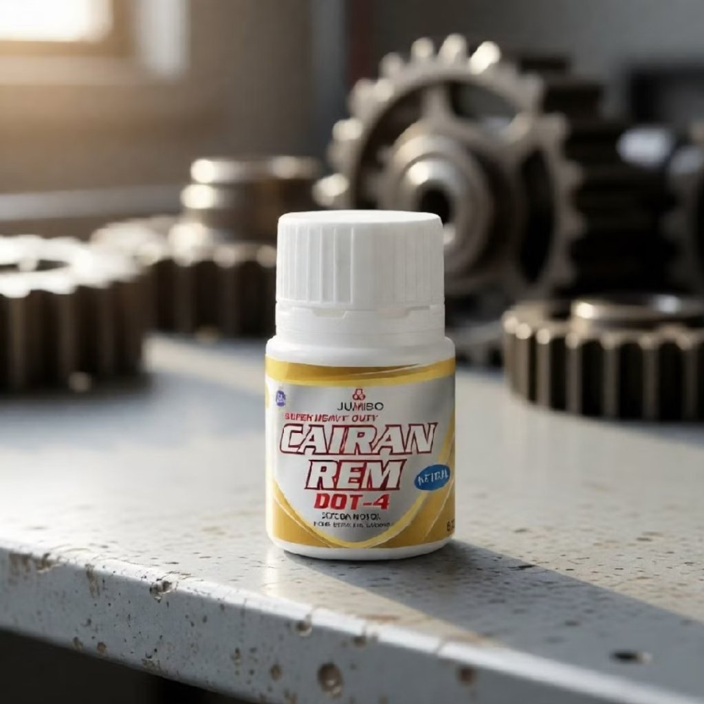 JUMBO MINYAK REM DOT4 CLEAR 50ML/MINYAK REM/OLI REM/BRAKE FLUID DOT4/DOT-4 AMBER/NETRAL 50 ML