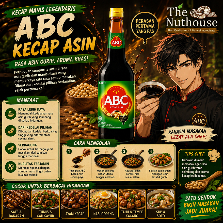 ABC Kecap ASIN Botol Besar 620ml