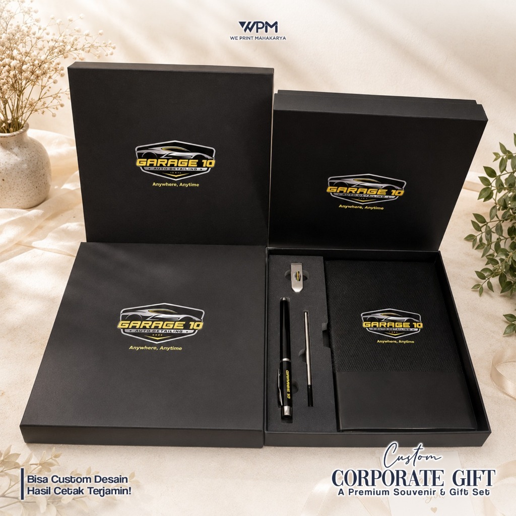 HARDBOX Cetak UV Print / SOUVENIR PERUSAHAAN / PAKET SOUVENIR PERUSAHAAN / SOUVENIR COORPORADE CUSTO