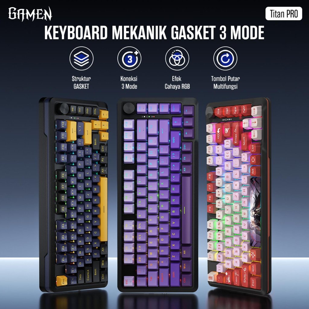 gamen Titan Pro New Series Keyboard Mekanik