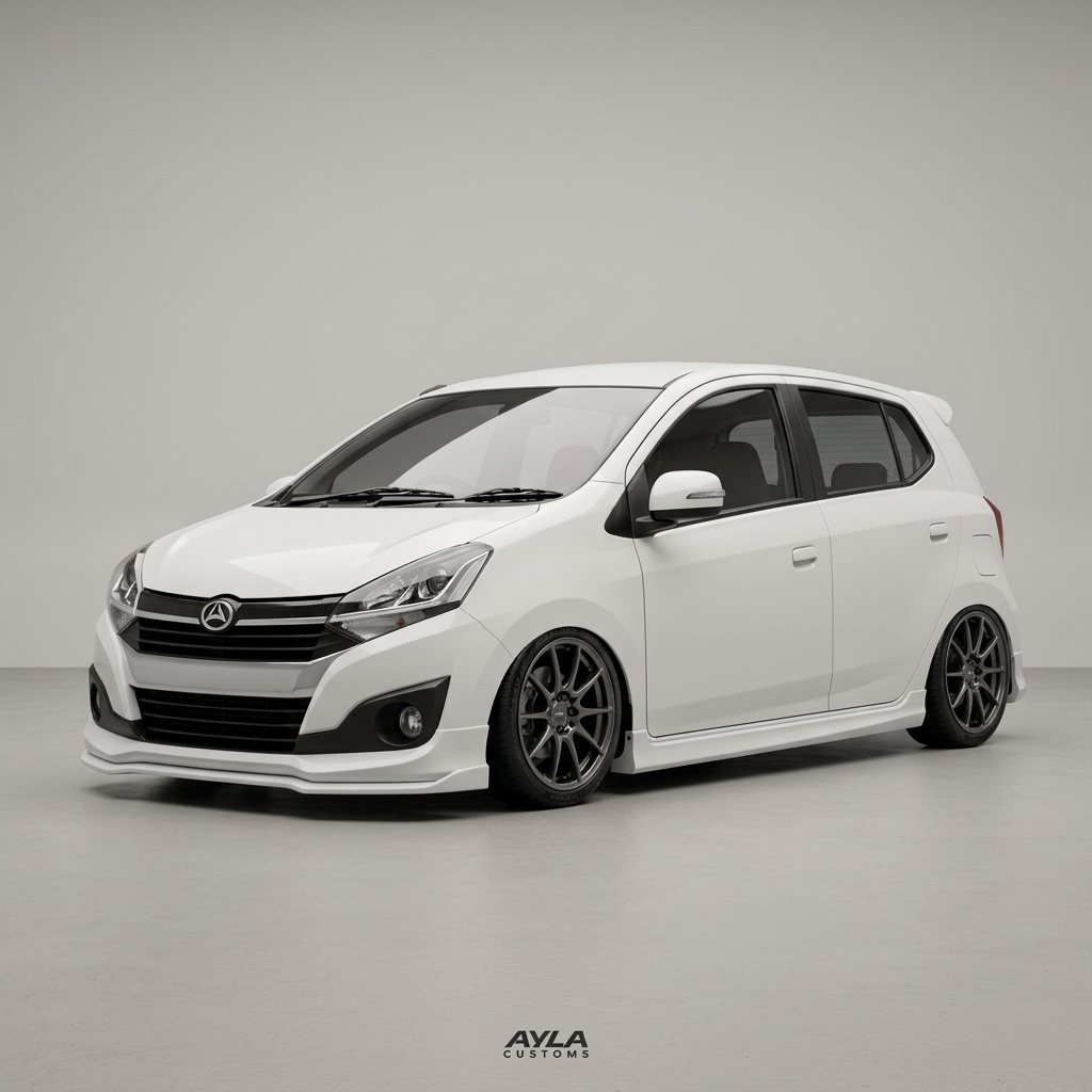 bodykit daihatsu ayla 2018 2019 BODYKIT ALYA 2018 2019 2020