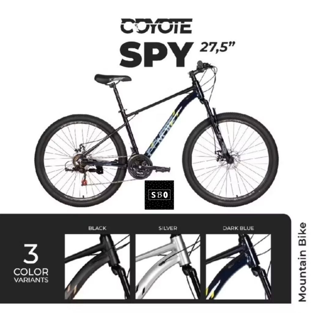 Sepeda MTB 27.5" Element Coyote SPY 27.5 Allumunium TERBARU