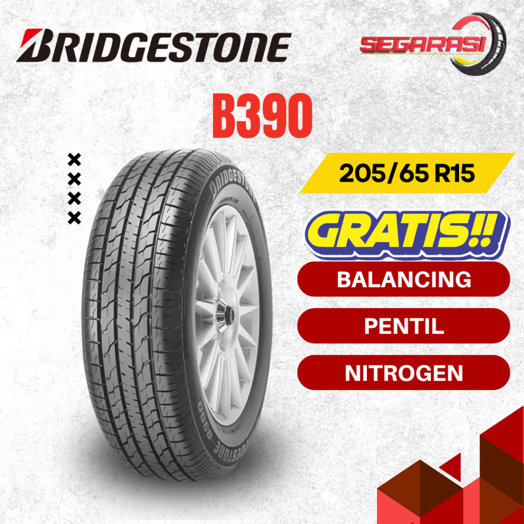 BRIDGESTONE B390 205/65 R15 TUBELESS - BAN MOBIL BRIDGESTONE B-390 205 65 R15