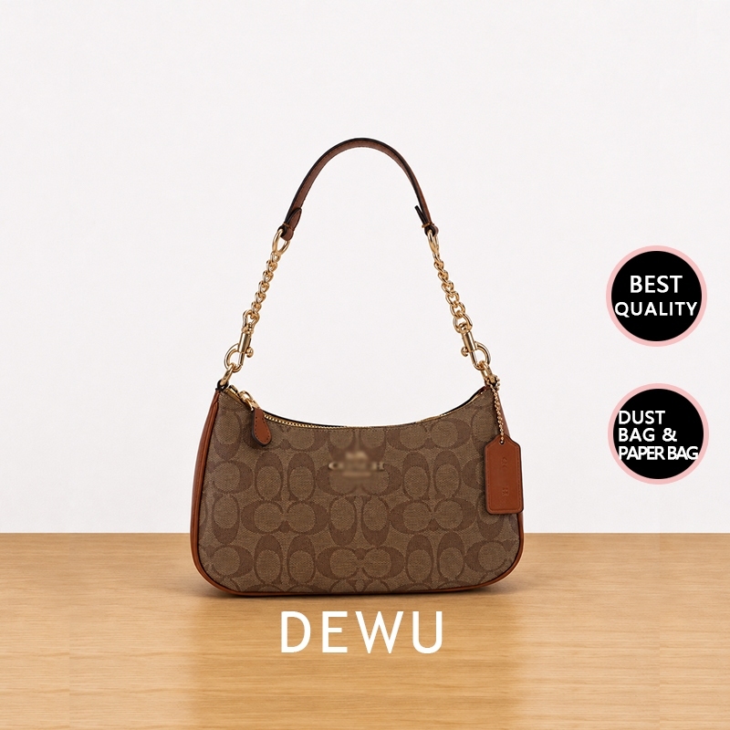 Tas Selempang Wanita Teri Shoulder Bag Large Klasik CA548 Coklat Pvc