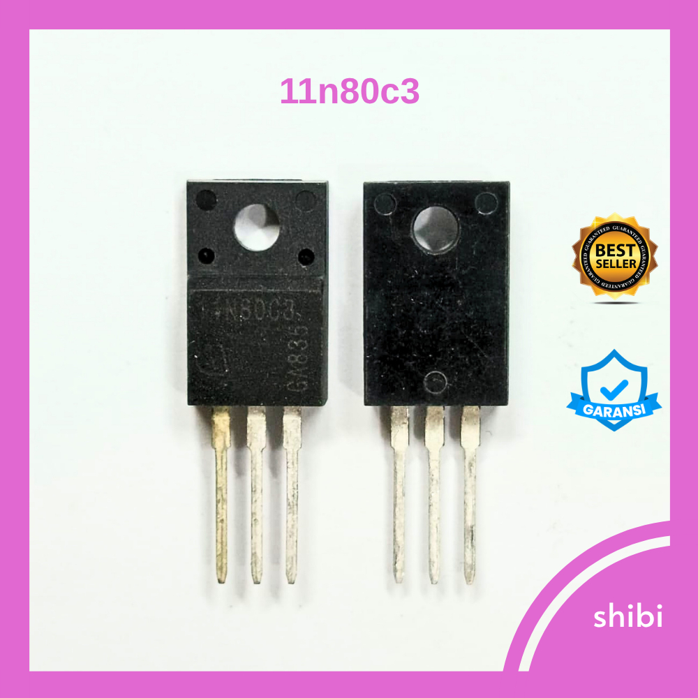 SPA11N80C3 GARANSI MOSFET 11N80C3 PENGGANTI STF11NM80 11NM80 11N80 F11NM80 11A 80V
