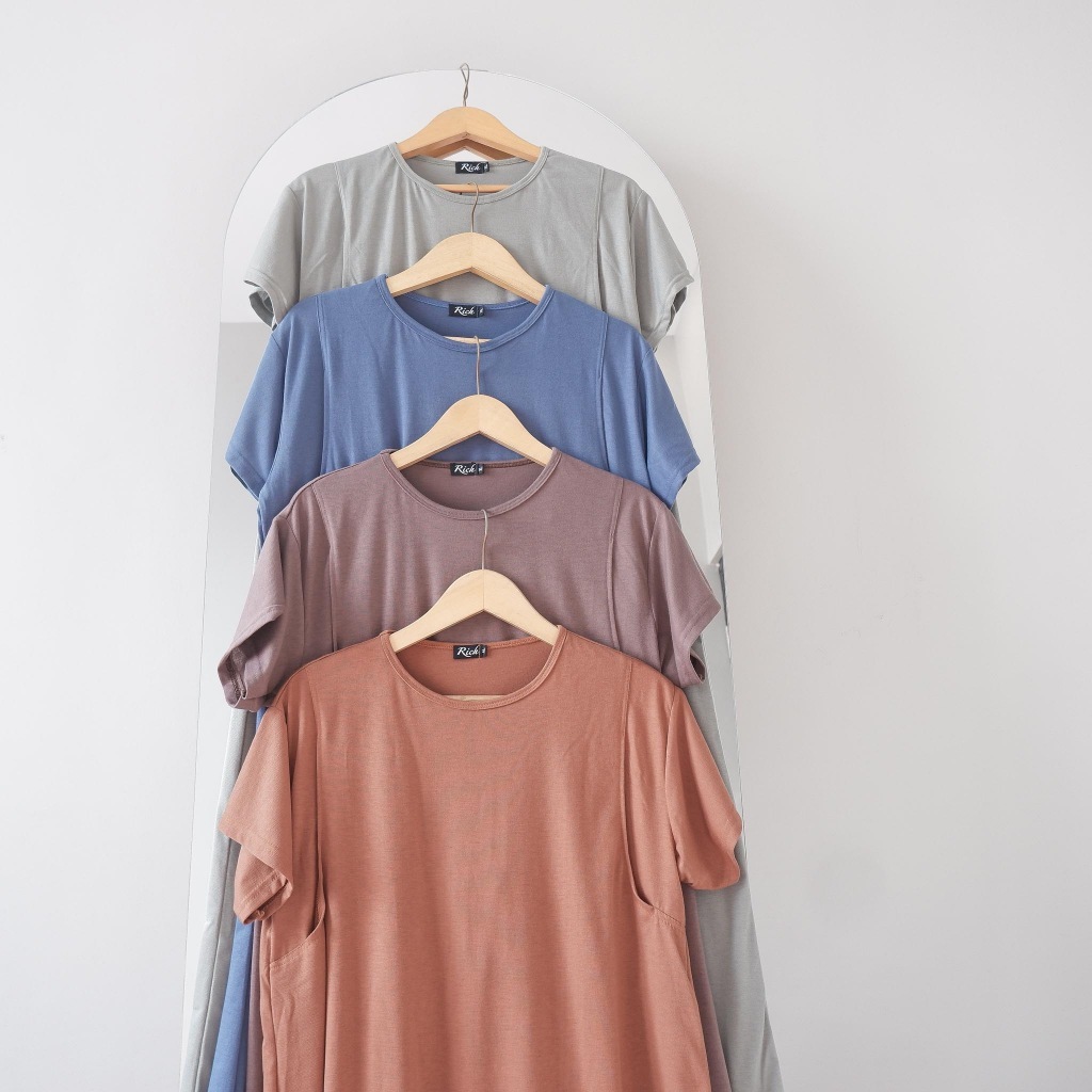 LUSHABOUTIQUE Gamis Kerut Dada