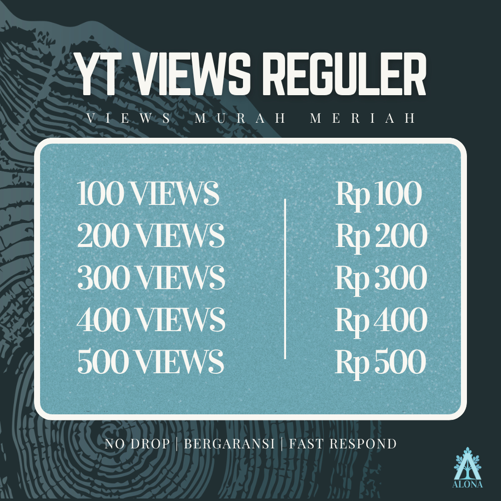 Views Youtube Reguler  - Youtube view