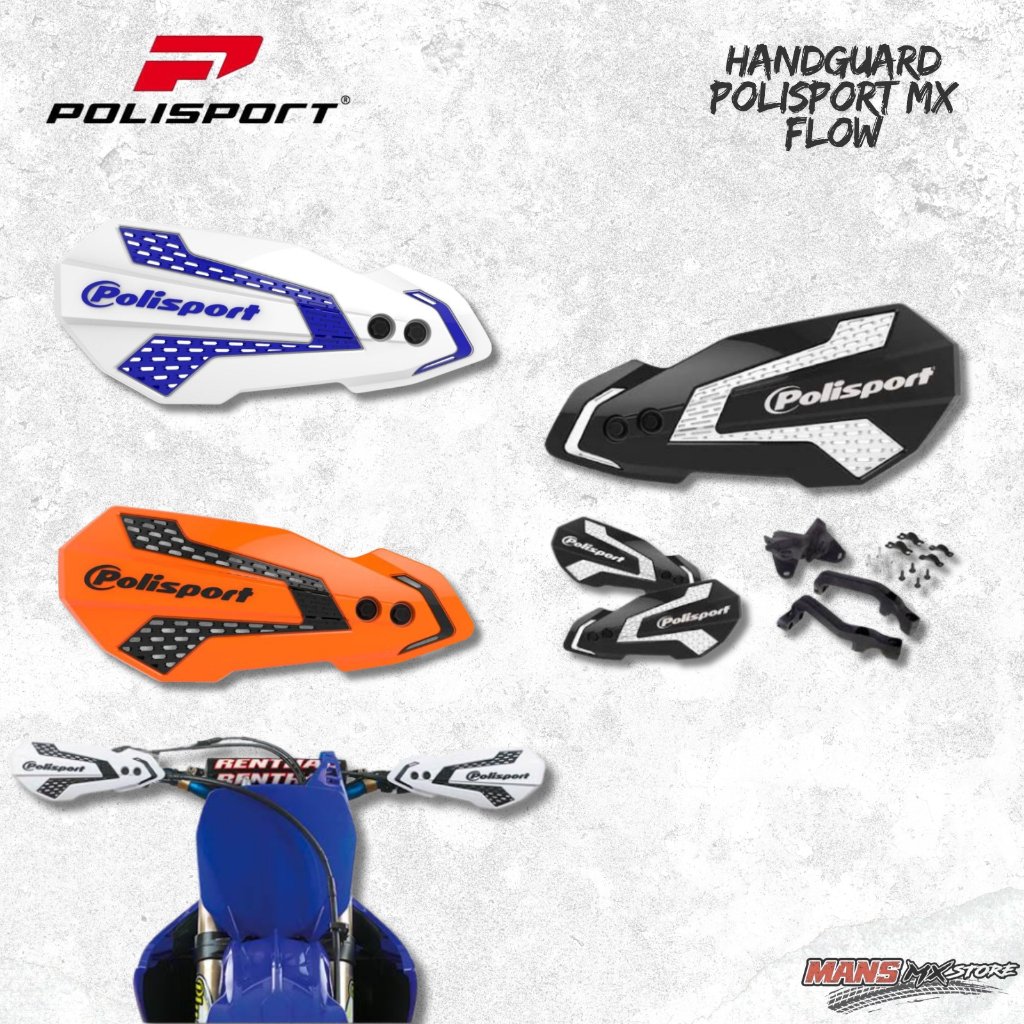 HANDGUARD POLISPORT MX FLOW ORIGINAL HANDGUARD MOTOCROSS TRAIL ENDURO