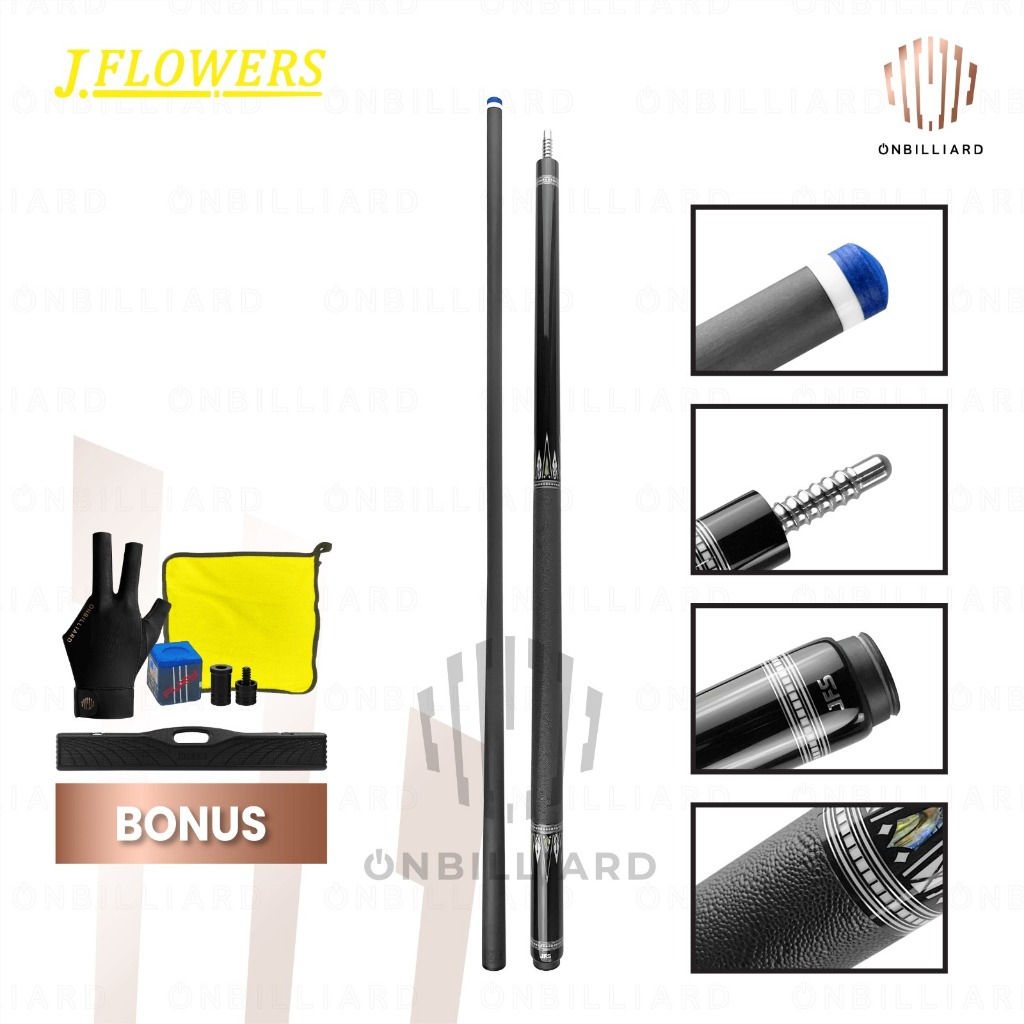 JFLOWERS JF10-22F Leather Grip Stick Carbon Stick JF10-22 JF JFS Stik Play