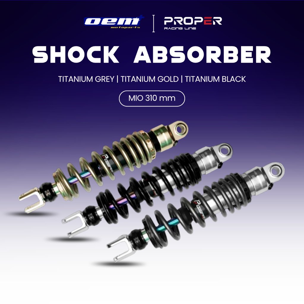 SHOCK ABSORBER YAMAHA MIO ALL VARIAN 310 MM PROPER RACING LINE