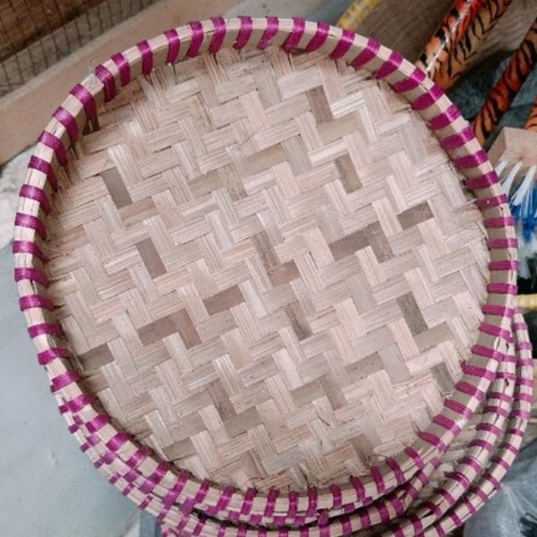 Tampah Bambu Mini Tempat Kue dan Tumpeng