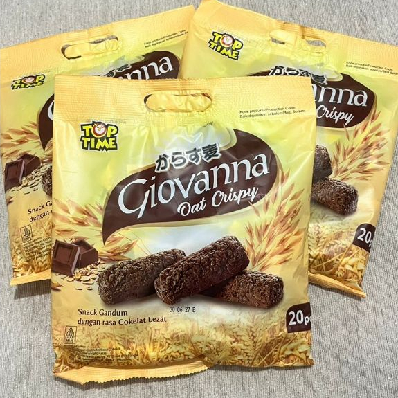Cemilan Oat Crispy Giovanna | Rasa Cokelat