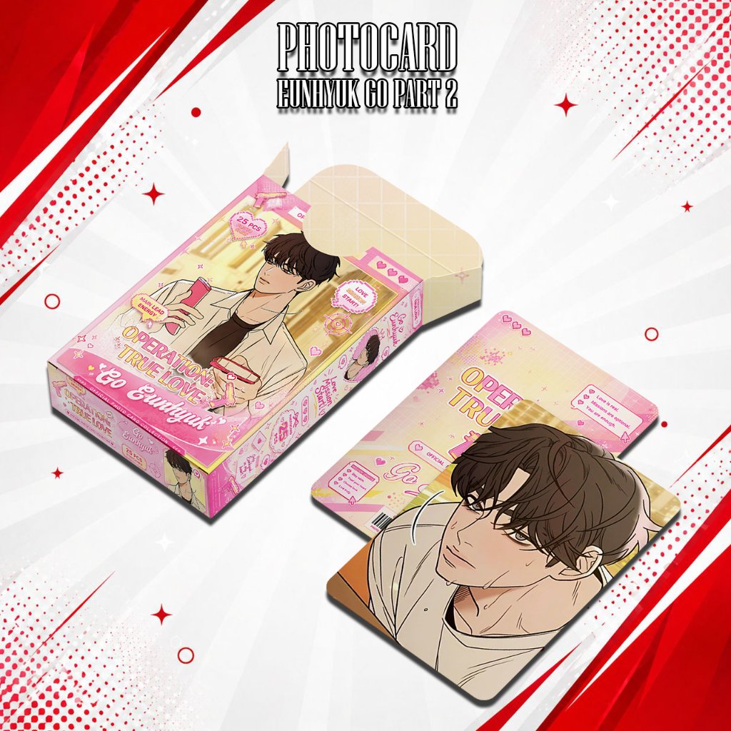 PHOTOCARD SET EUNHYUK GO MANHWA OPERATION TRUE LOVE PREMIUM 25 SHEET