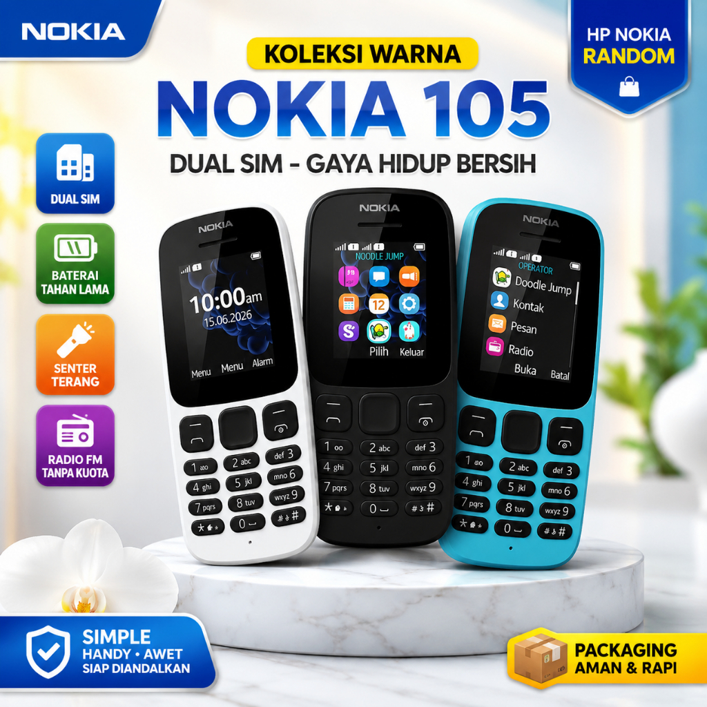 Nokia Random | HP Jadul Second Bisa Nyala | HP Nokia Bekas Second | Murah Siap Pakai