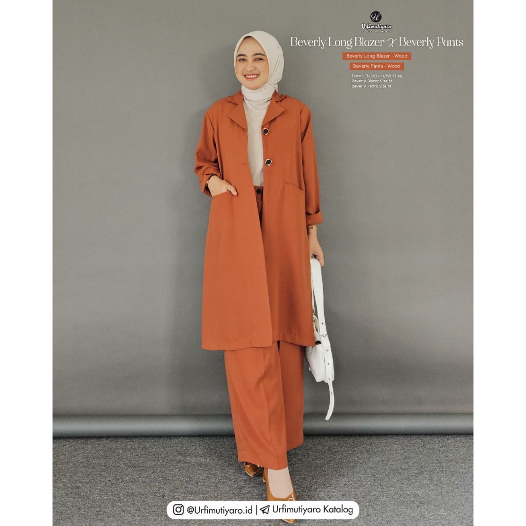 BEVERLY LONG BLAZER x PANTS