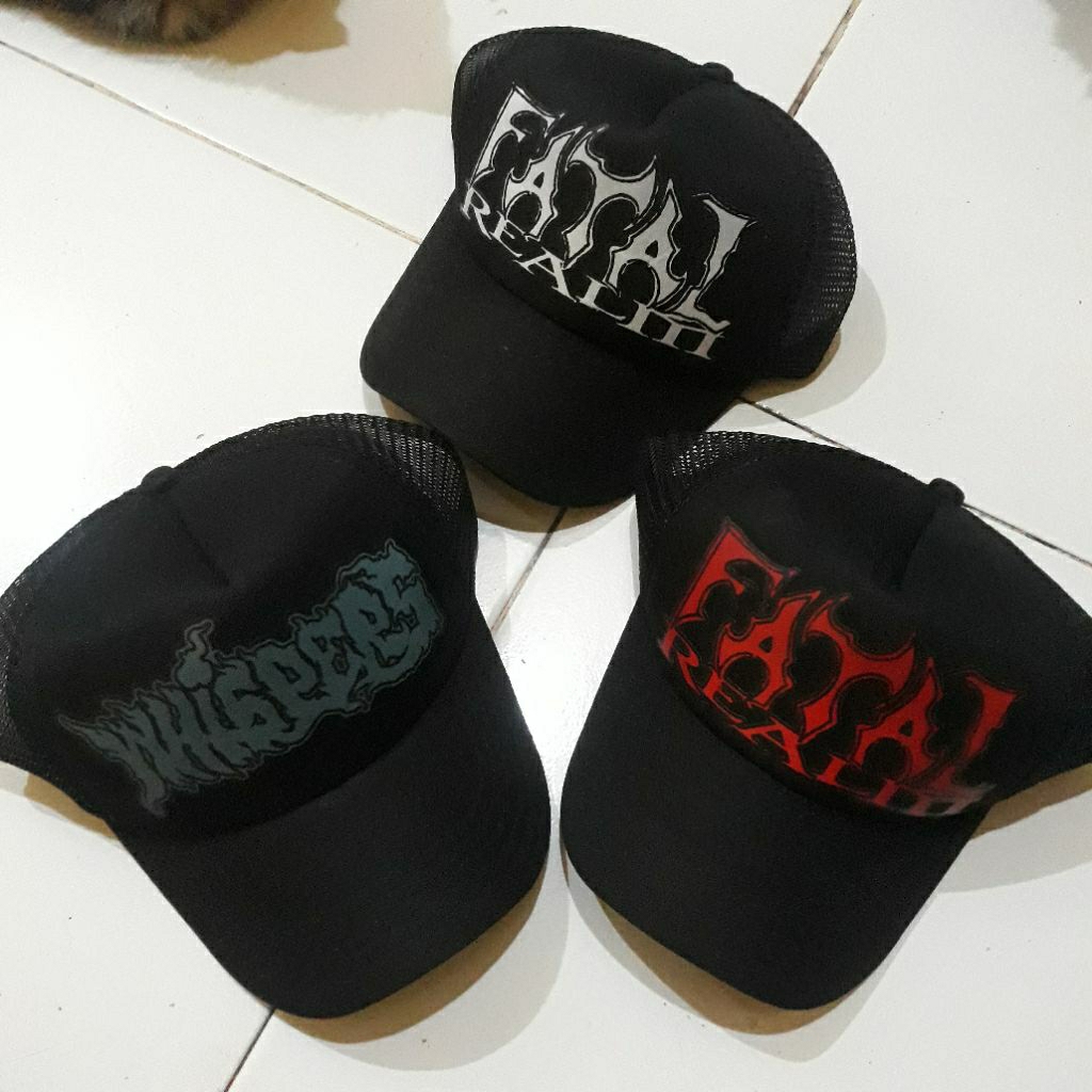 Topi band hardcore Fatal Realm | Whispers