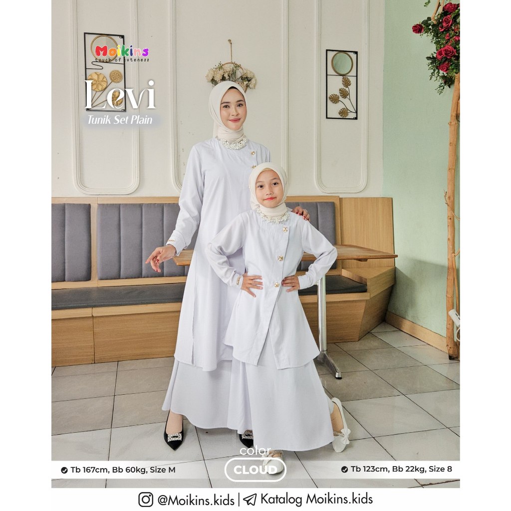 Levi Tunik Set Plain Couple