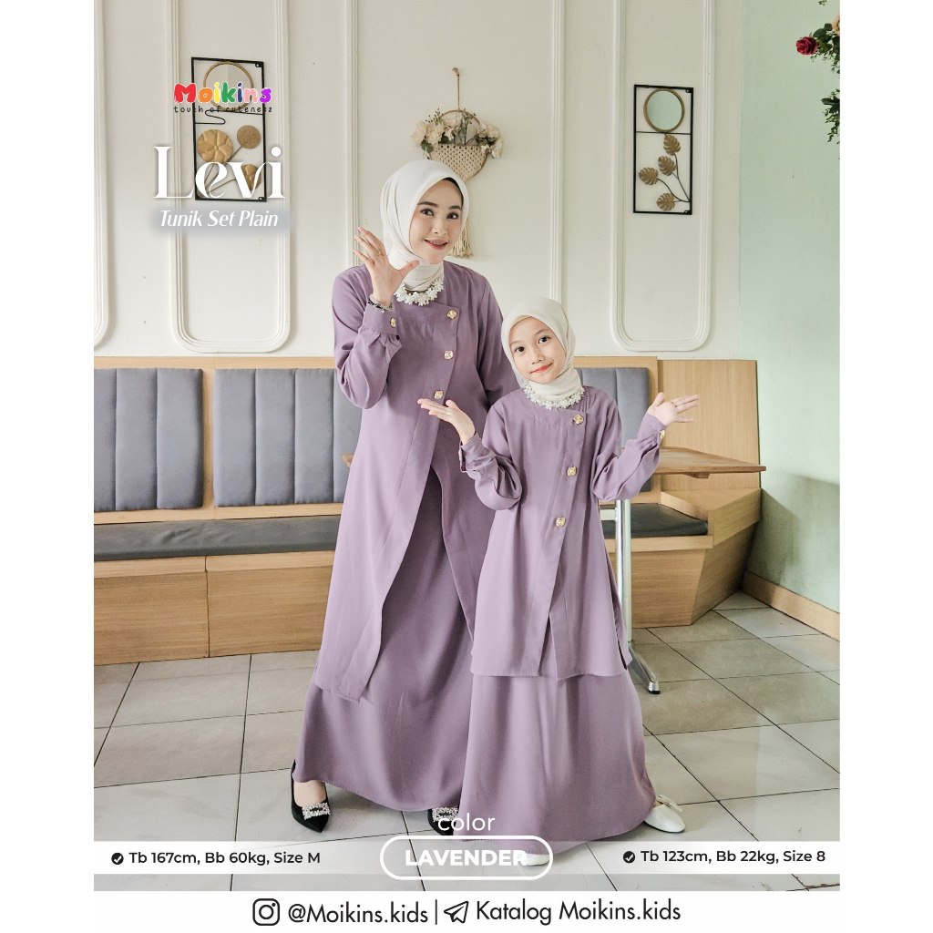 Levi Tunik Set Plain Couple