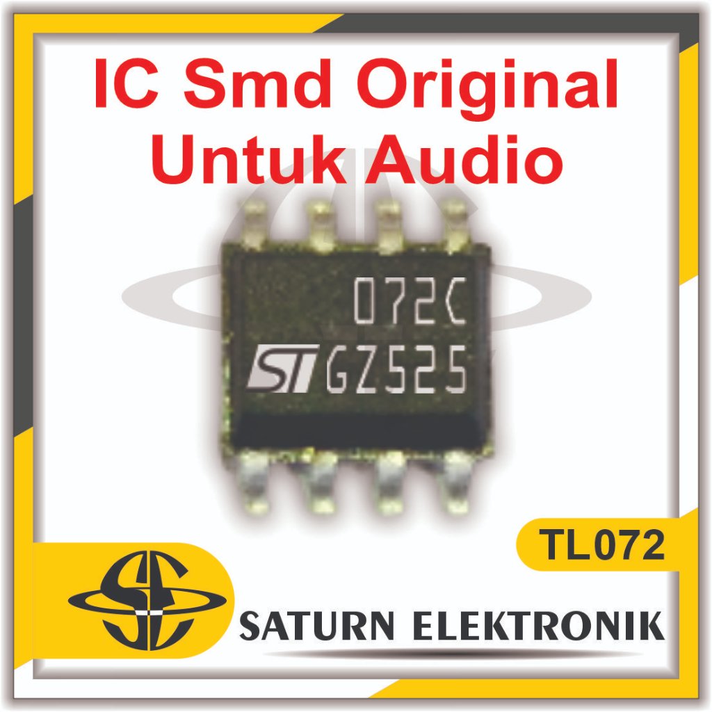 IC TL072 TL072C 072C Smd Original Untuk Audio