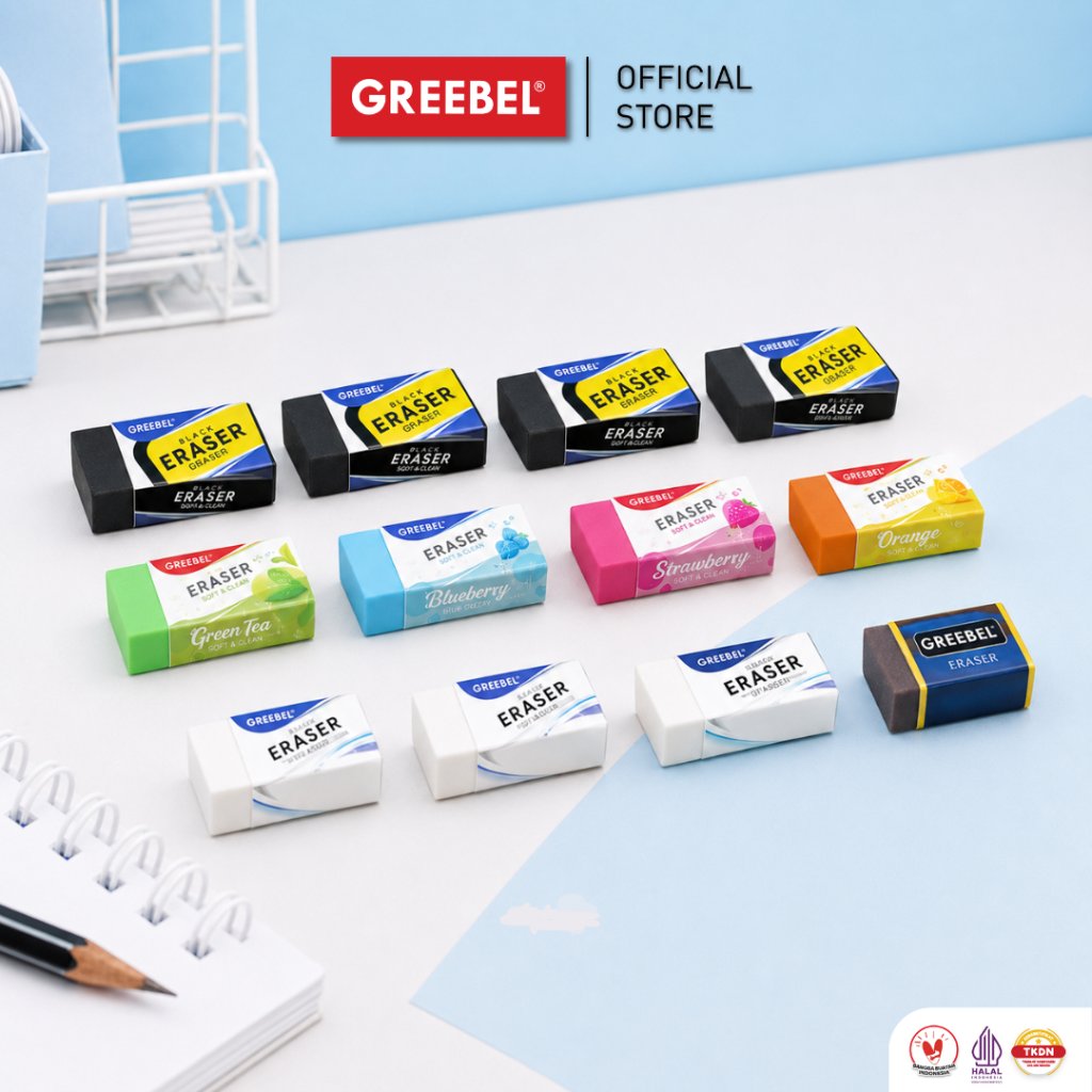 GREEBEL Eraser Penghapus Hapusan Stip (1PCS) / Penghapus Pensil