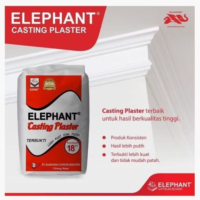Casting Elephant Gypsum Plaster 18kg