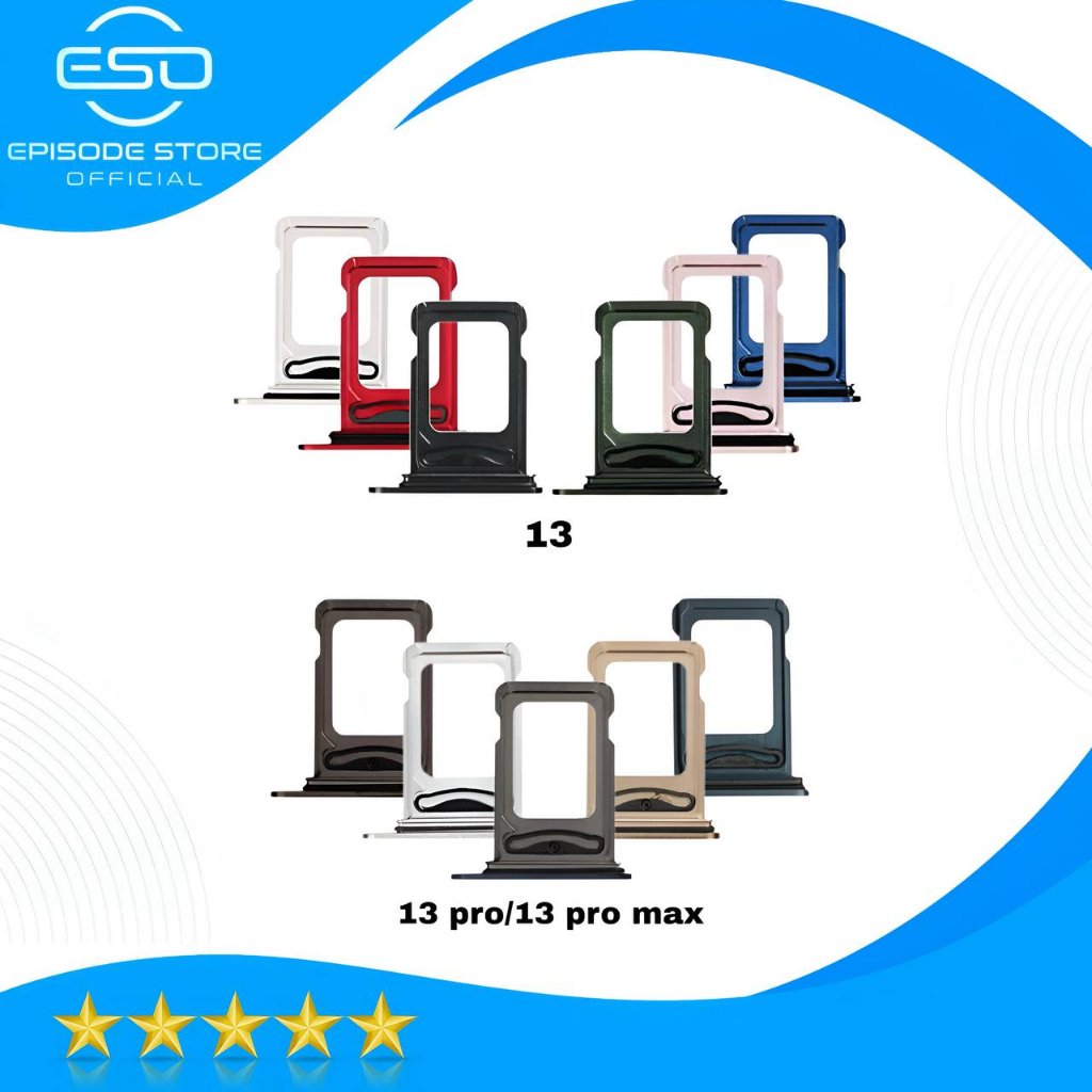 Slot Sim Card / Sim Tray Dual 13/13 Pro/13 Pro Max New