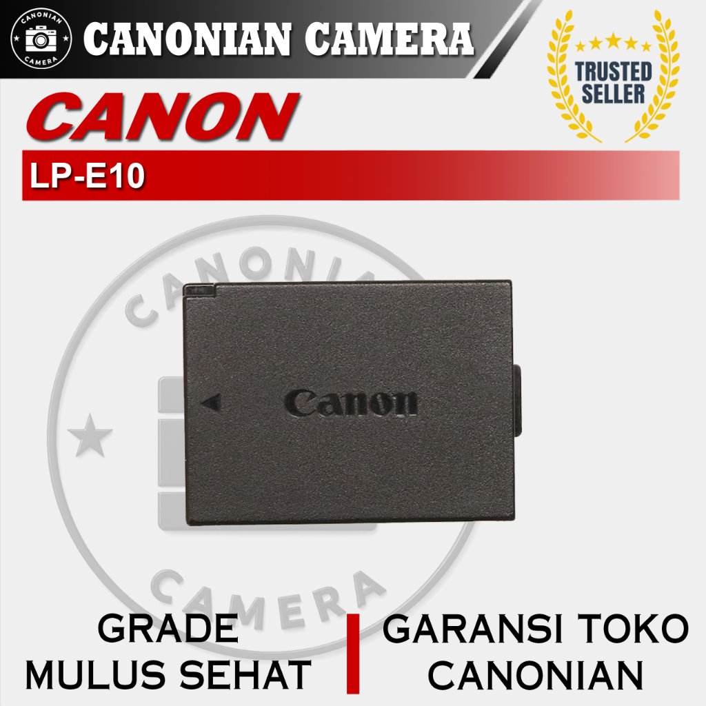 Original Battery Baterai Canon LP-E10 Second For Canon 1100D / 1200D / 1300D / 3000D / 4000D